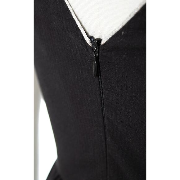 TUESDAY BASSEN 1950s Style Sundress Cancer Astrology Embroidered Black Dress - Picture 9 of 10